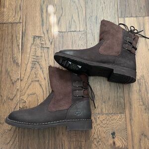 UGG Chocolate Suede Boots